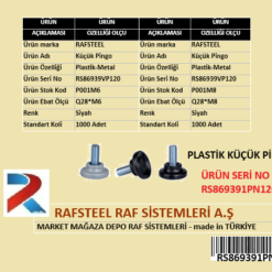 PLASTİK KÜÇÜK PİNGO RAFSTEEL RS869391VP120