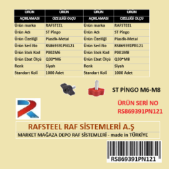 PLASTİK ST PİNGO RAFSTEEL RS869391PN121