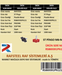 PLASTİK ST PİNGO RAFSTEEL RS869391PN121