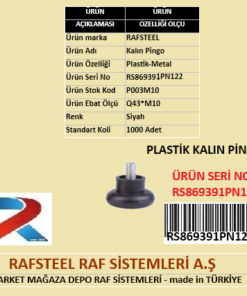PLASTİK KALIN PİNGO RAFSTEEL RS869391PN122