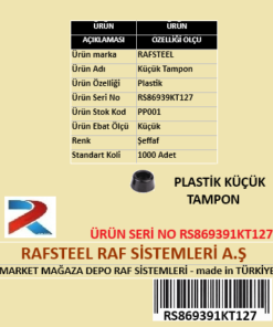 PLASTİK KÜÇÜK TAMPON RAFSTEEL RS869391KT127