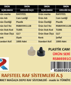 PLASTİK CAM LASTİĞİ RAFSTEEL RS869391CL128