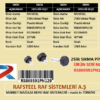 PLASTİK 25lik SIKMA RAFSTEEL RS869391PN129