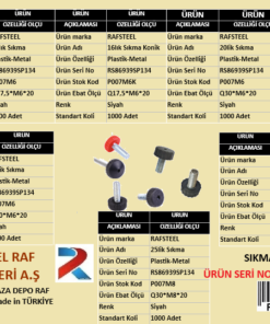 PLASTİK SIKMA PİNGO RAFSTEEL RS869391SP134