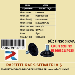 PLASTİK DÜZ PİNGO RAFSTEEL RS869391SP135