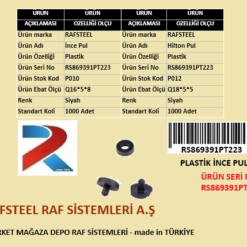 PLASTİK PUL RAFSTEEL RS869391PT223