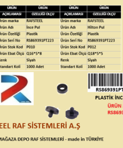 PLASTİK PUL RAFSTEEL RS869391PT223