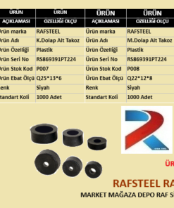 PLASTİK DOLAP ALTI PUL RAFSTEEL RS869391PT224
