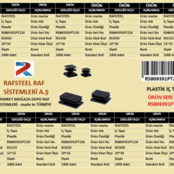 PLASTİK İÇ TAPA RAFSTEEL RS869391PT226