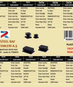 PLASTİK İÇ TAPA RAFSTEEL RS869391PT226