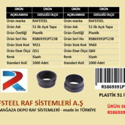 PLASTİK AÇIK TAPA RAFSTEEL RS869391PT238