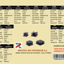 PLASTİK İÇ TAPA RAFSTEEL RS869391PT240