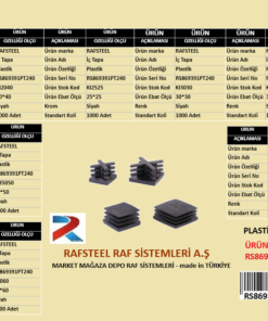 PLASTİK İÇ TAPA RAFSTEEL RS869391PT240