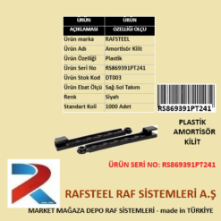 PLASTİK AMORTİSÖR KİLİT TAKIMI (Sağ-Sol) RAFSTEEL RS869391PT241
