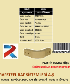 SOMYA PLASTİK KÖŞE RAFSTEEL RS869391PT245