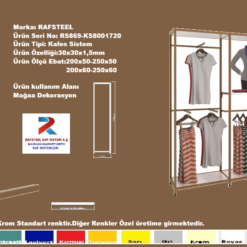 Kafes Sistem Stand-RS8000KS720