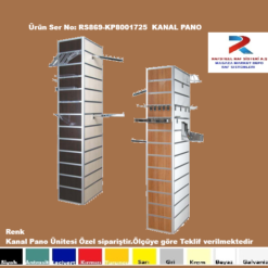 Kanal Pano Stand RS5000KP725 (ölçüye göre özel sipariş.Teklif usulü)