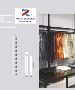 KARE DELİKLİ DİKME PROFİL RS869-KD800140401