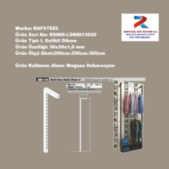 L Delikli Dikme Profil RS8000LD030