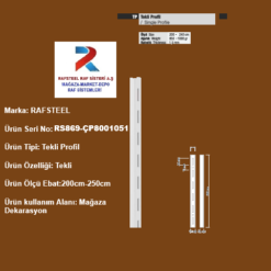 Tekli Profil Dikme RS8000ÇP051
