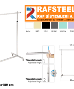 RONDO TEK YÖNLÜ ASKILIK STAND RAFSTEEL RS869391ERA110