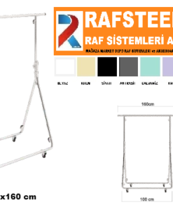 RONDO KATLANIR TEK YÖNLÜ ASKILIK STAND  RAFSTEEL RS869391ERA112