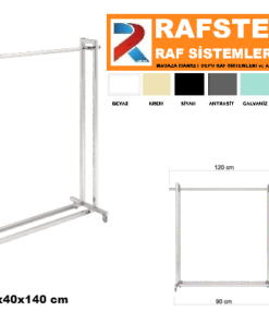 PROFİL TEK YÖNLÜ ASKILIK STAND RAFSTEEL RS869391ERA113 DÜZ PROFİL