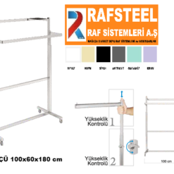 Askılık Çift Yönlü Stand RAFSTEEL RS9000RA0115
