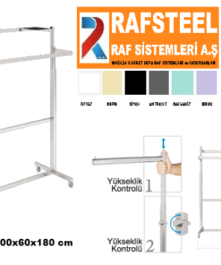RONDO ÇİFT YÖNLÜ ASKILIK STAND RAFSTEEL RS869391ERA115
