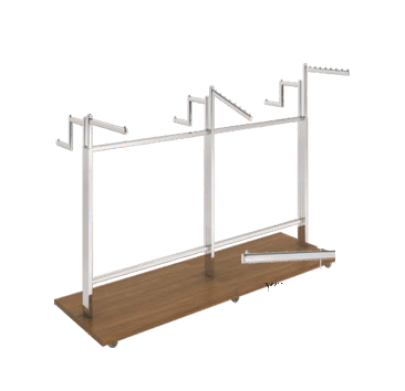Askılık Bazalı Çift Yönlü Stand RAFSTEEL RS118RS 1 Askılık Bazalı Çift Yönlü Stand RAFSTEEL RS118RS