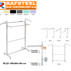 Askılık Tek Yönlü Stand RAFSTEEL RS9000RA0119