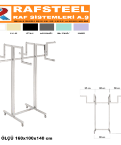 RONDO DÖRT YÖNLÜ ASKILIK STAND RAFSTEEL RS869391ERA121