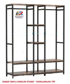Askılık Stand Ahşap Raflı RAFSTEEL RS869ERA0716