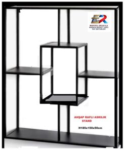 Askılık Stand Ahşap Raflı RAFSTEEL RS869ERA0718