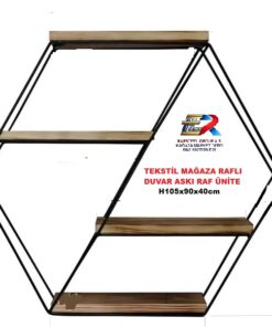 Ahşap Raflı Duvar Stand RAFSTEEL RS869ERA0728