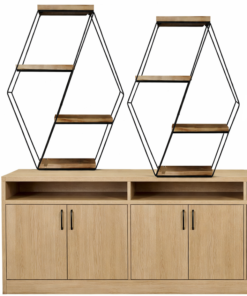 Orta Stand Bazalı Ahşap Raflı RAFSTEEL RS869ERA0704