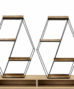 Askılık Stand Bazalı Ahşap Raflı RAFSTEEL RS869ERA0710