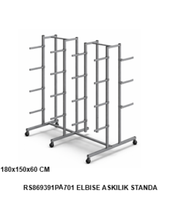 ELBİSE ÇİFT YÖNLÜ ASKILIK STAND RAFSTEEL RS869391ERA701