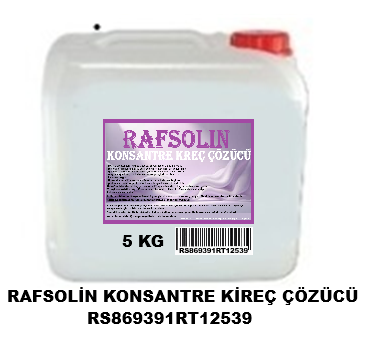 RAFSOLİN KONSANTRE KİREÇ ÇÖZÜCÜ RS869391RT12539 3 RAFSOLİN KONSANTRE KİREÇ ÇÖZÜCÜ RS869391RT12539