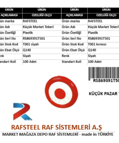 PAZAR ARABASI KÜÇÜK TEKERLEK RS869391T501