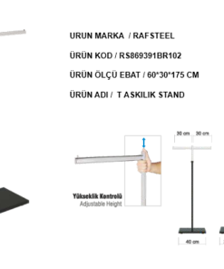 RONDO BAZALI T ASKILIK STAND  RAFSTEEL RS869391ERA102