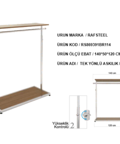 RONDO BAZALI TEK YÖNLÜ ASKILIK STAND RAFSTEEL RS869391ERA114