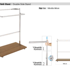 Askılık Bazalı Çift Yönlü Stand RS9000RA0116
