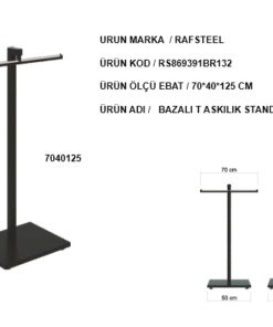 RONDO BAZALI DÖRT YÖNLÜ ASKILIK STAND RAFSTEEL RS869391ERA132