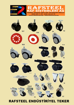 ENDÜSTİRİYEL TEKERLEK RAFSTEEL RS869391TK SERİSİ 3 ENDÜSTİRİYEL TEKERLEK RAFSTEEL RS869391TK SERİSİ