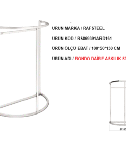 RONDO DAİRE ASKILIK STAND RAFSTEEL RS869391ERD161
