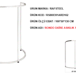 Askılık Daire Stand RAFSTEEL RS9000RA0162