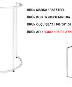 RONDO DAİRE ASKILIK STAND RAFSTEEL RS869391ERD162