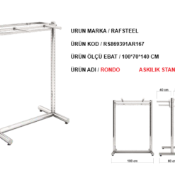 Askılık Çift Yönlü Stand RAFSTEEL RS9000RA0167