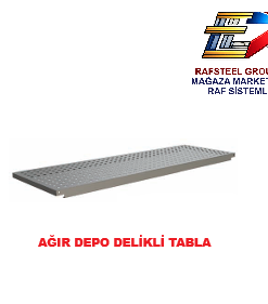 AĞIR DEPOLAMA ÜNİTESİ DELİKLİ RAF TABLASI RAFSTEEL RS869HR11